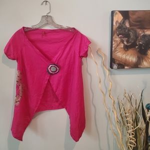 Lavgon linen Italian made jacket. Size Medium EUC